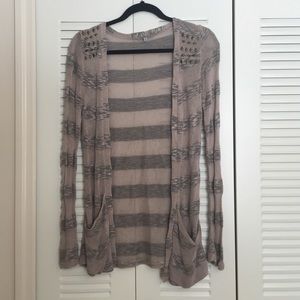 Striped cardigan